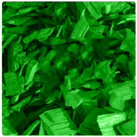 Щепа зеленого цвета